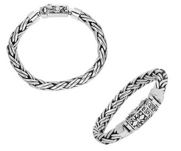 Pulsera torzal entrelazado.